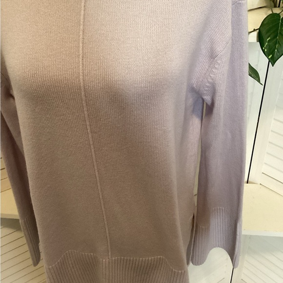 THEORY LILAC RIBBED SWEATER SIZE SMALL 1286 - Picture 4 of 8